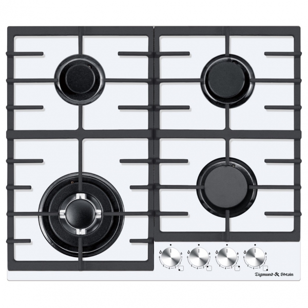 Газовая варочная панель из закаленного стекла Zigmund & Shtain M 28.6 W