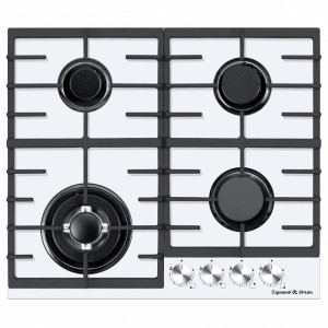 Газовая варочная панель из закаленного стекла Zigmund & Shtain M 28.6 W 