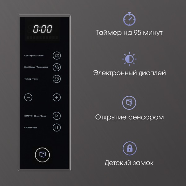 Свч печь Zigmund & Shtain BMO 15.252 B