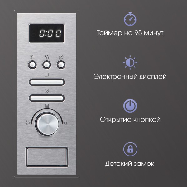 СВЧ печь Zigmund & Shtain BMO 16.202 S