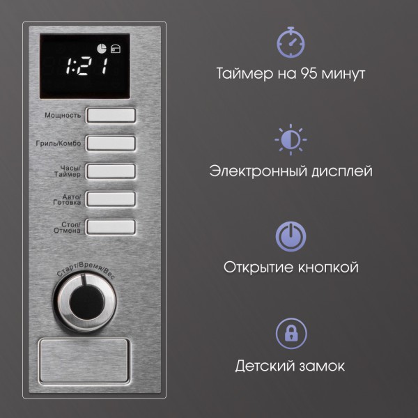 Микроволновка Zigmund & Shtain BMO 21 S