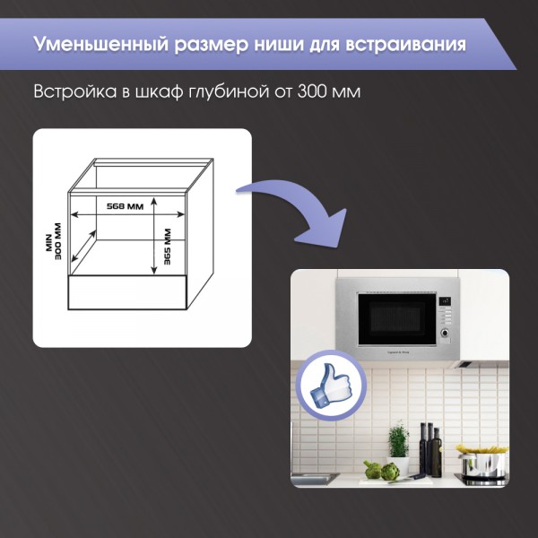Микроволновка Zigmund & Shtain BMO 21 S