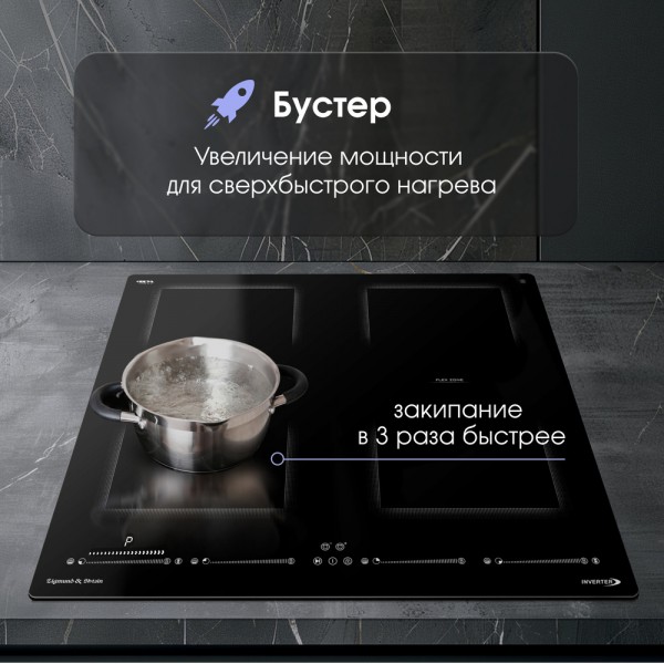 Стеклокерамическая варочная панель индукционная Zigmund & Shtain CI 69.6 B