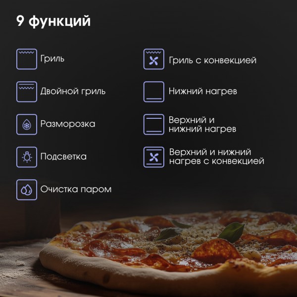 Духовой шкаф электрический Zigmund & Shtain E 177 W