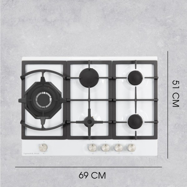 Газовая варочная панель Zigmund & Shtain G 14.7 W