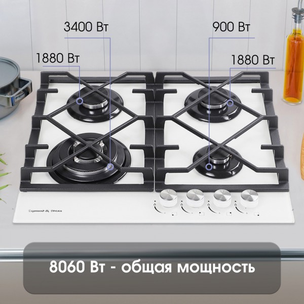 Поверхность газ на стекле Zigmund & Shtain MN 175.61 W