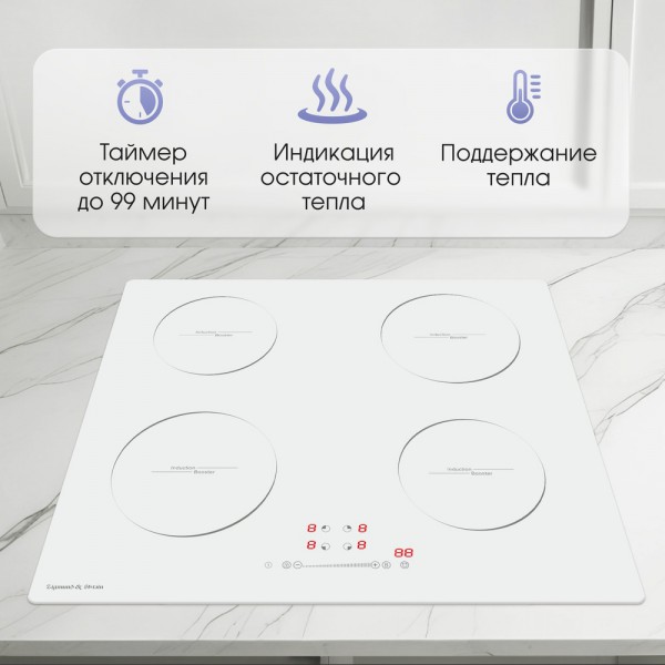 Стеклокерамическая варочная панель индукционная Zigmund & Shtain CI 35.6 W
