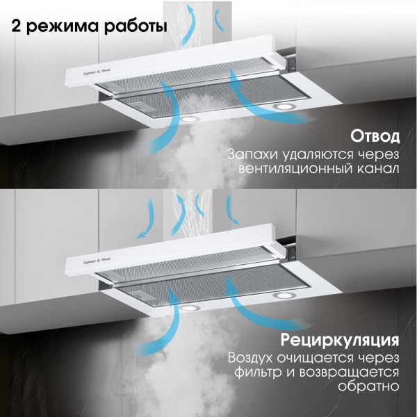 Вытяжка Zigmund & Shtain K 017.6 W