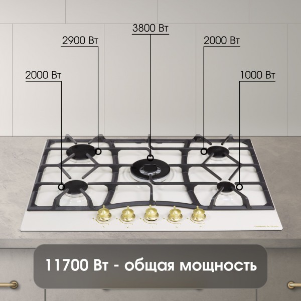 Газовая варочная панель Zigmund & Shtain G 19.7 X