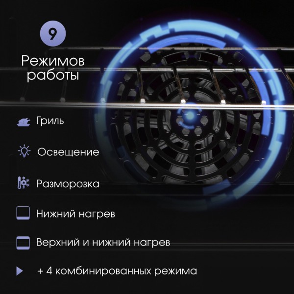 Духовой шкаф электрический Zigmund & Shtain E 171 B