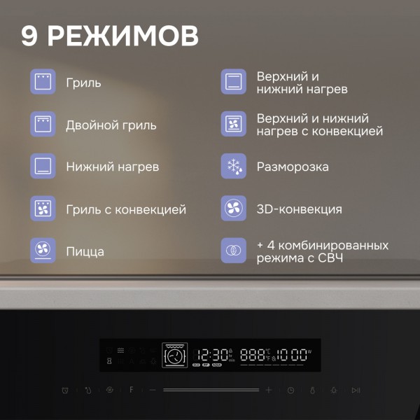 Духовой шкаф электрический Zigmund & Shtain E 178 BM