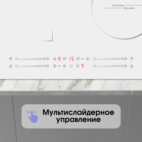 Стеклокерамическая варочная панель индукционная Zigmund & Shtain CI 49.6 W