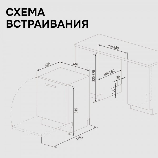 Посудомоечная машина Zigmund & Shtain DW 314.4