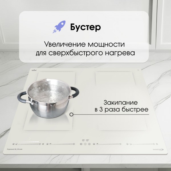 Стеклокерамическая варочная панель индукционная Zigmund & Shtain CI 69.6 I